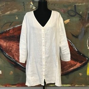 FLAX Linen Jacket Plus Size